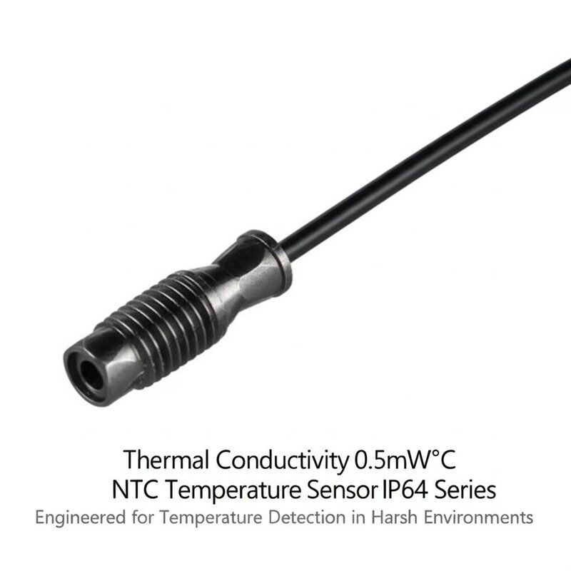 ค่าการนำความร้อน 0.5mW°C เซ็นเซอร์อุณหภูมิ NTC IP64 ซีรีส์ ออกแบบมาสำหรับการตรวจจับอุณหภูมิในสภาพแวดล้อมที่รุนแรง