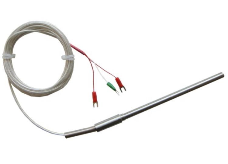 6mm Dia Temperature Sensor Pt100 3 Wire RTD ความแม่นยำสูง EJ K Type